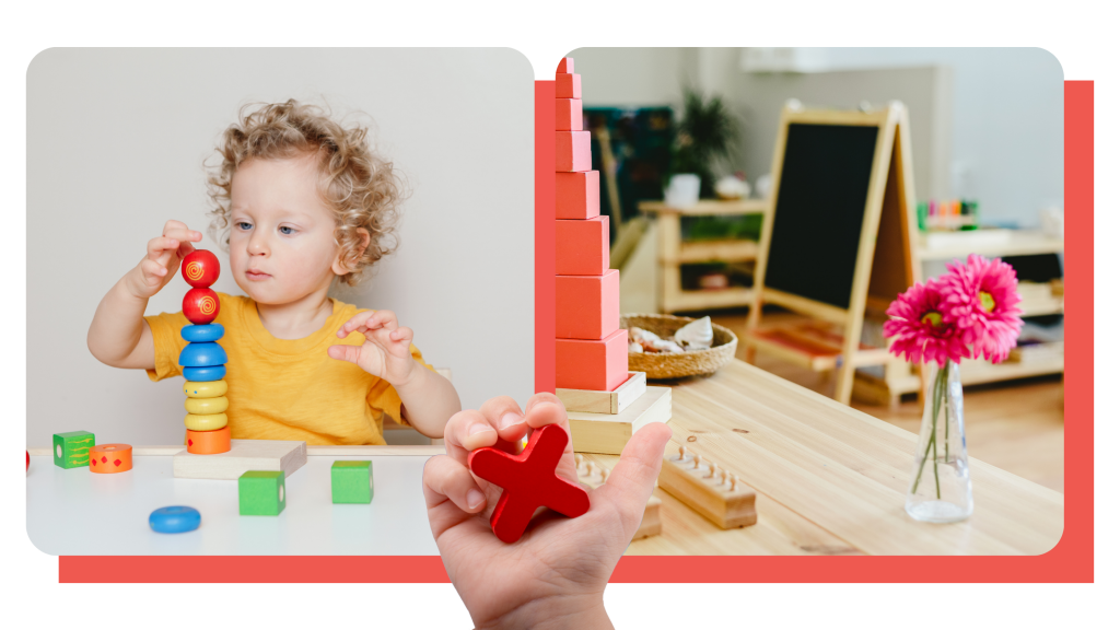 Shipamos os brinquedos montessorianos e sensoriais.